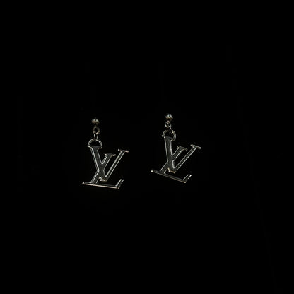 Classic Sliver Logo Earrings